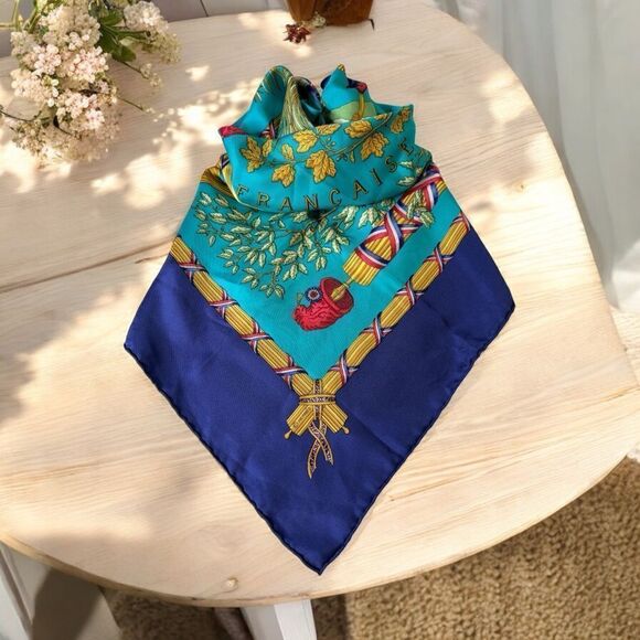 Hermes Liberte Silk Vintage Scarf - Picture 1 of 7